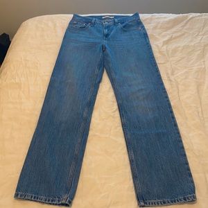Levi Low Pro Straight Jeans Size 26